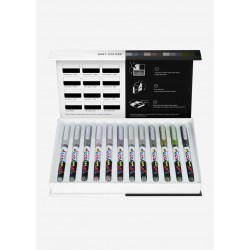 Karin Grey Colors Collection 12 colors Pigment Decobrush